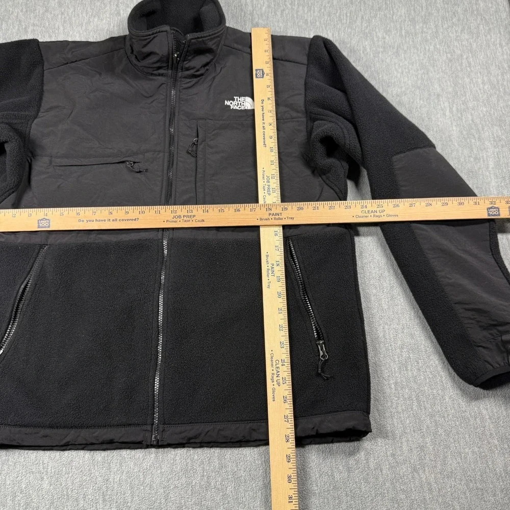 The North Face Jacket Mens Large Black Denali Full Zip Polartec Fleece Utility